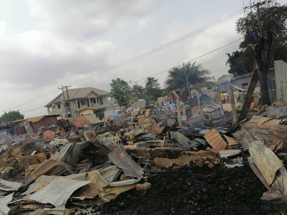 Madina fire victims count their losses