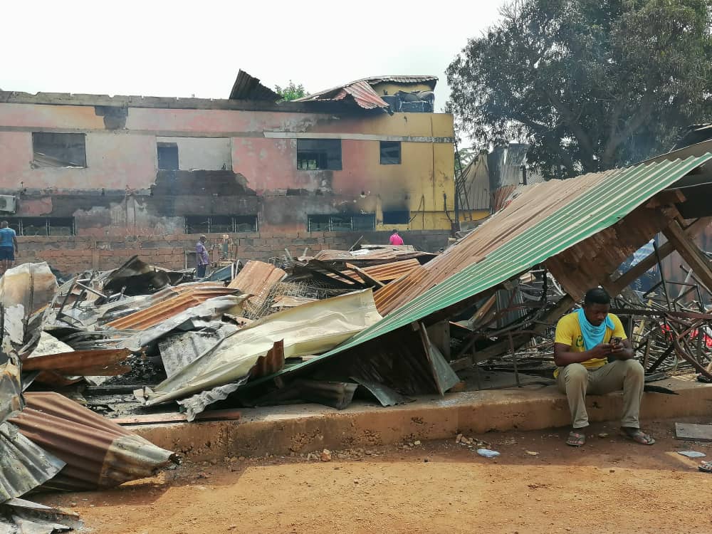Madina fire victims count their losses