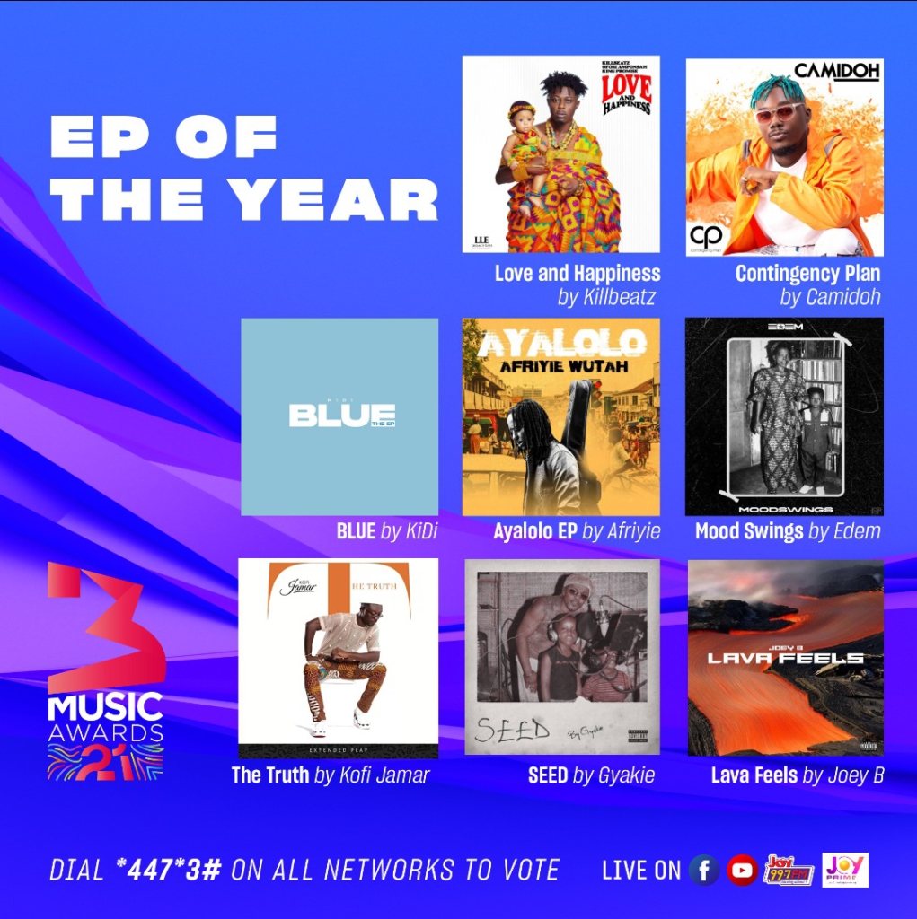 3Music Awards 2021 nominees