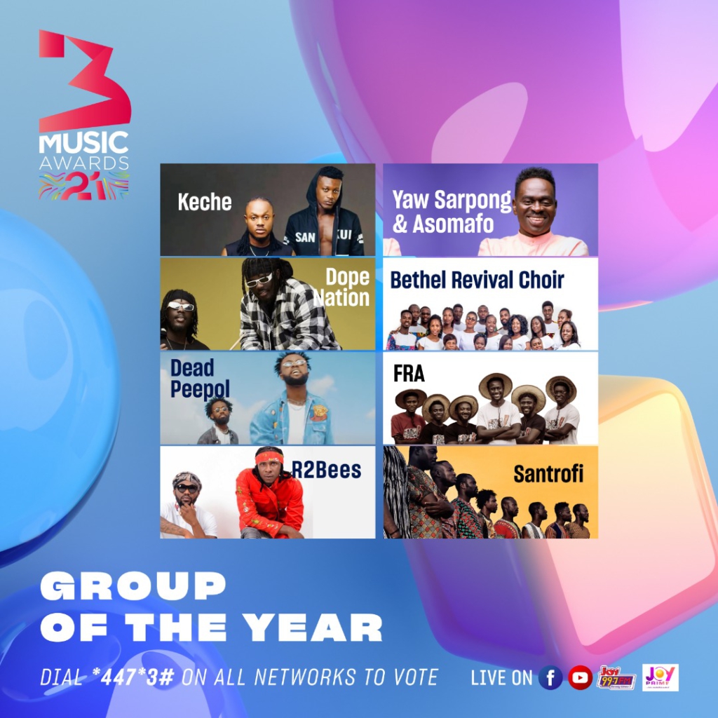 3Music Awards 2021: See full list of nominees