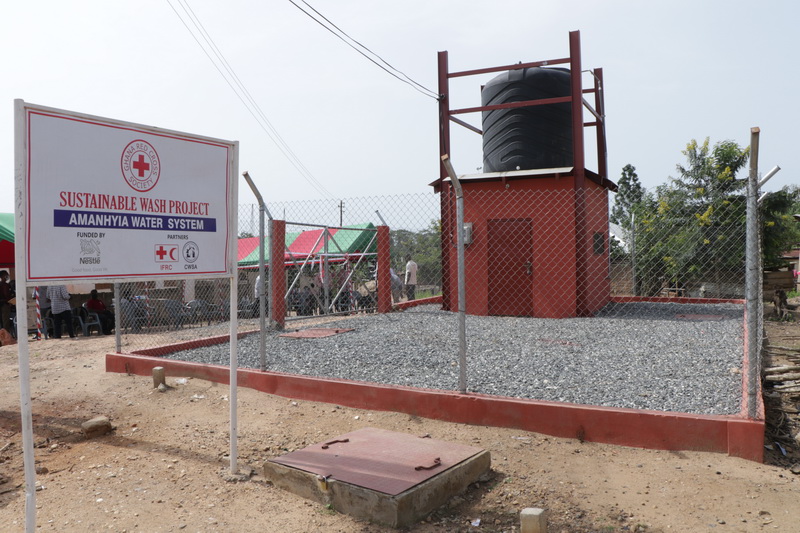 Photos: Nestle Ghana, Ghana Red Cross Society commission water project in Eastern Region