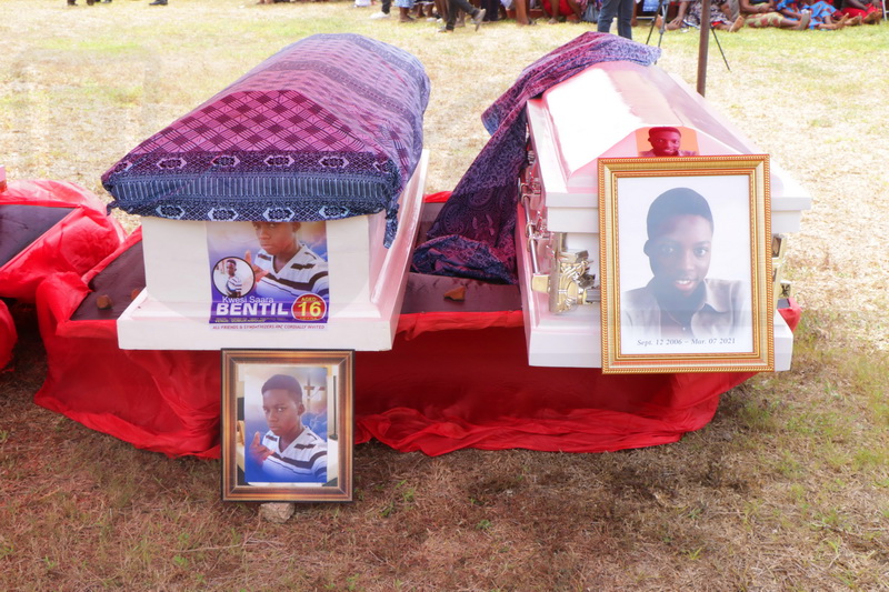 Photos: Apam; a town in pain and sorrow as it buries 13 teens