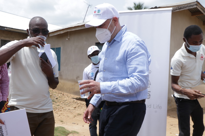 Photos: Nestle Ghana, Ghana Red Cross Society commission water project in Eastern Region