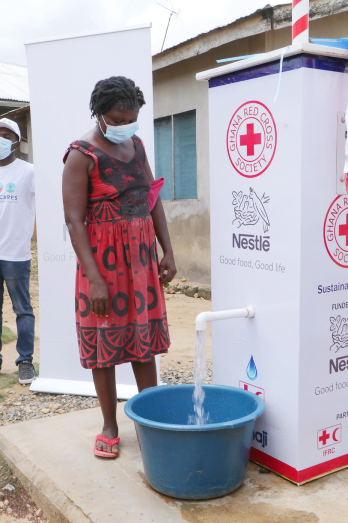 Photos: Nestle Ghana, Ghana Red Cross Society commission water project in Eastern Region