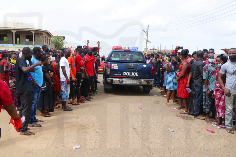 Photos: Apam; a town in pain and sorrow as it buries 13 teens