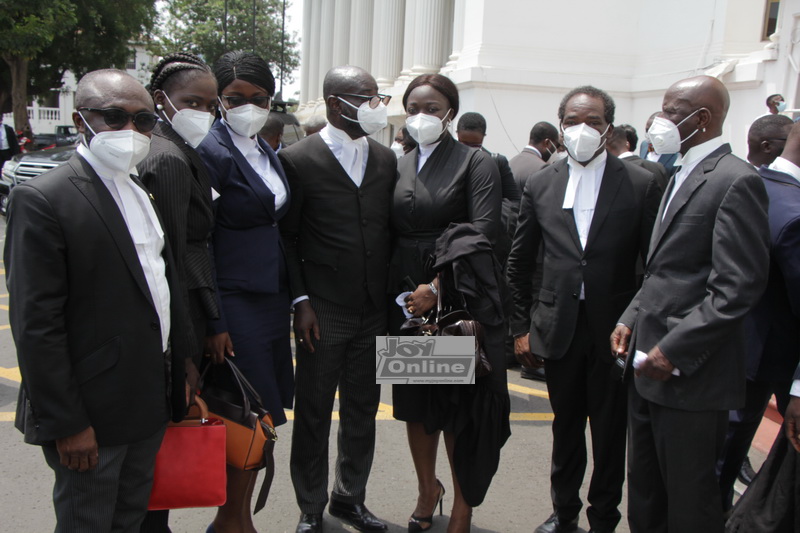 Photos showing last hearing of the 2020 election petition