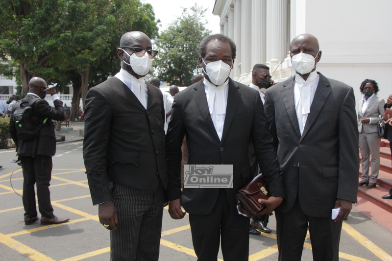 Photos showing last hearing of the 2020 election petition