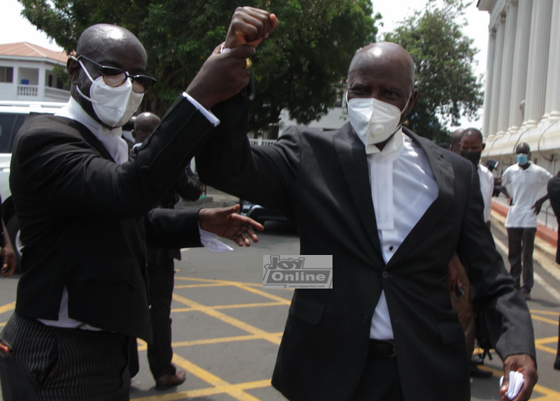 Photos showing last hearing of the 2020 election petition