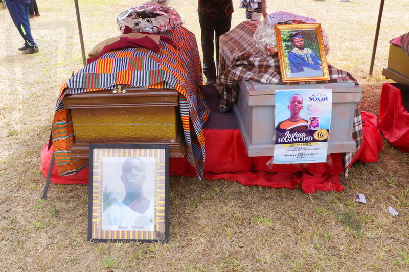 Photos: Apam; a town in pain and sorrow as it buries 13 teens