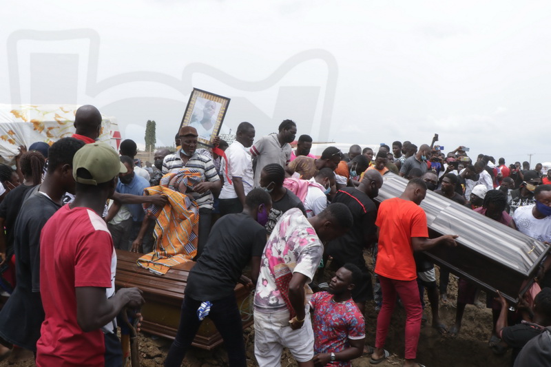 Photos: Apam; a town in pain and sorrow as it buries 13 teens