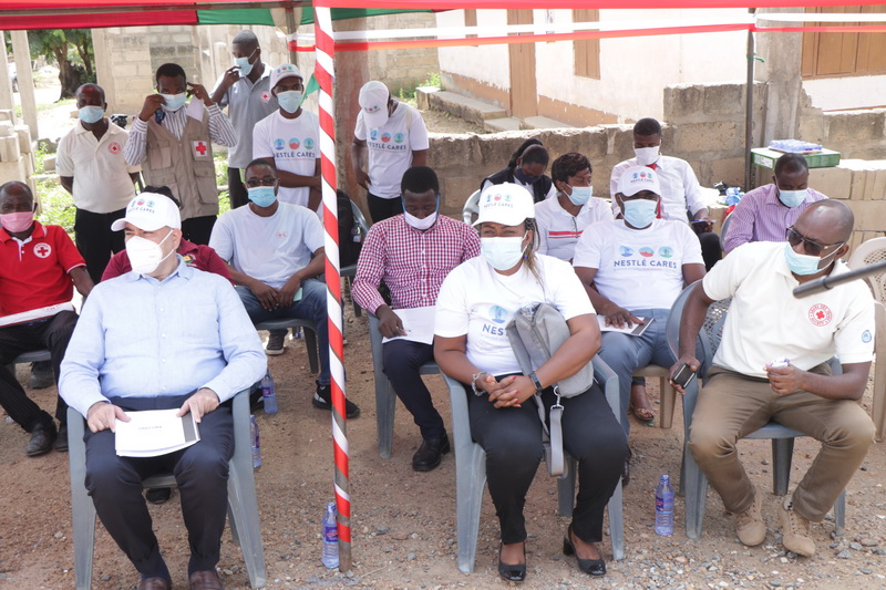 Photos: Nestle Ghana, Ghana Red Cross Society commission water project in Eastern Region