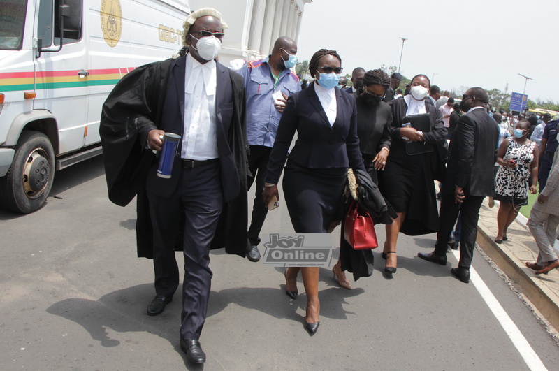 Photos showing last hearing of the 2020 election petition