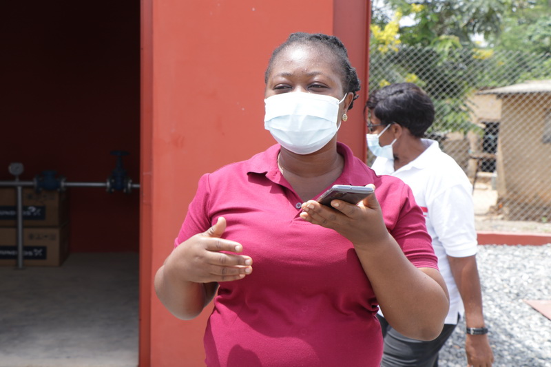 Photos: Nestle Ghana, Ghana Red Cross Society commission water project in Eastern Region