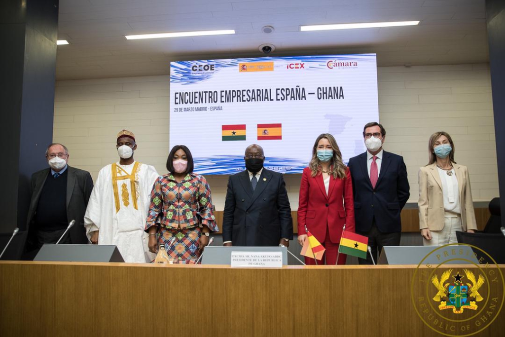 Ghana is haven of peace, investments are protected - Akufo-Addo to Spanish investors