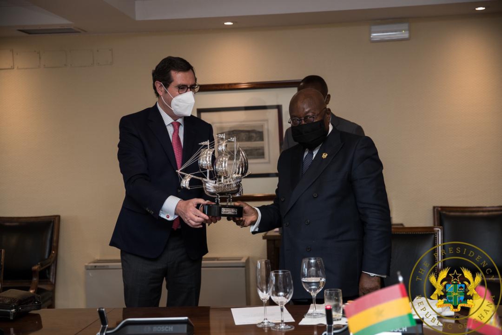 Ghana is haven of peace, investments are protected - Akufo-Addo to Spanish investors
