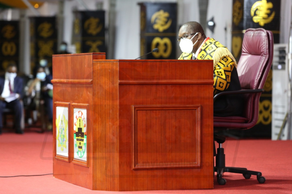 Photos: Osei Kyei Mensah Bonsu presents 2021 Budget