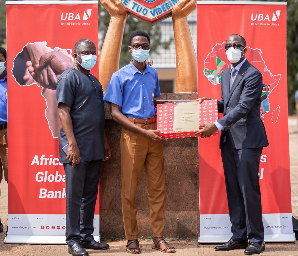 UBA Foundation presents $10k grant and laptops to 2020 National Essay Competition winners