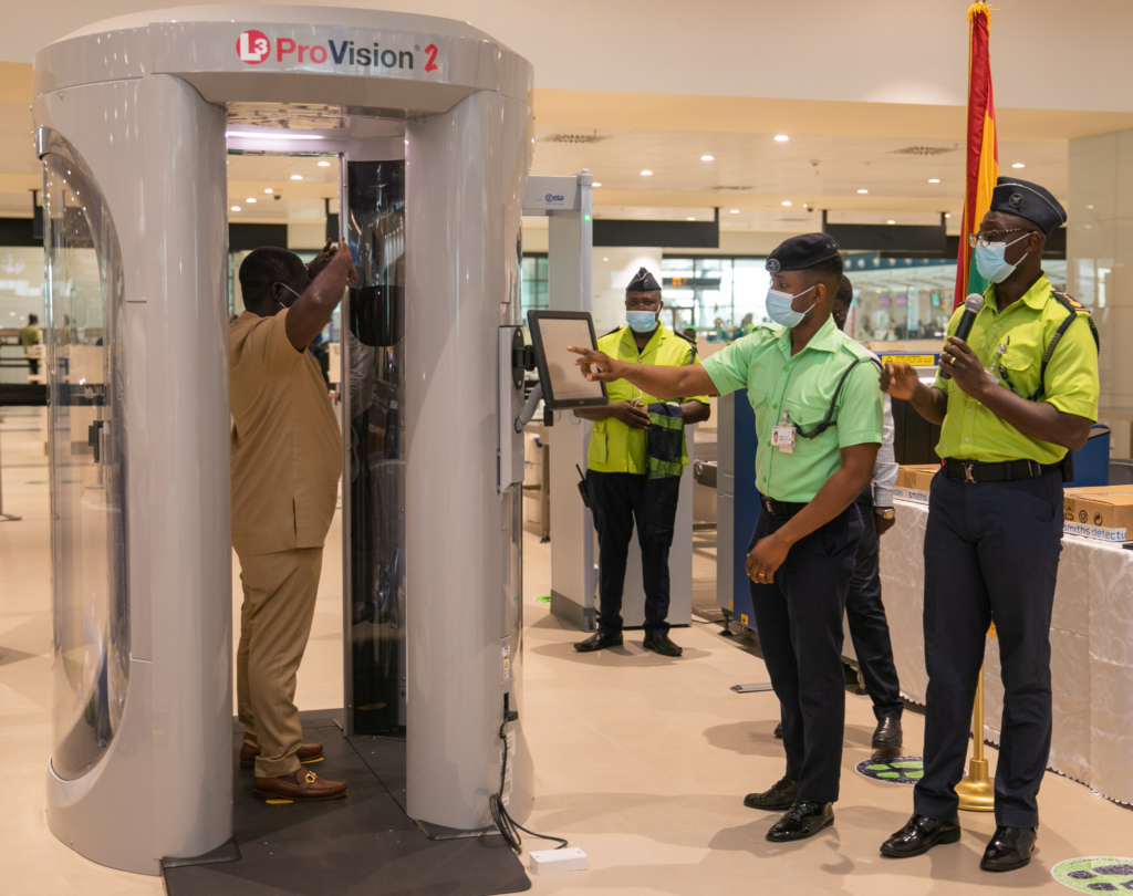 US government donates aviation security screening equipment for use at KIA