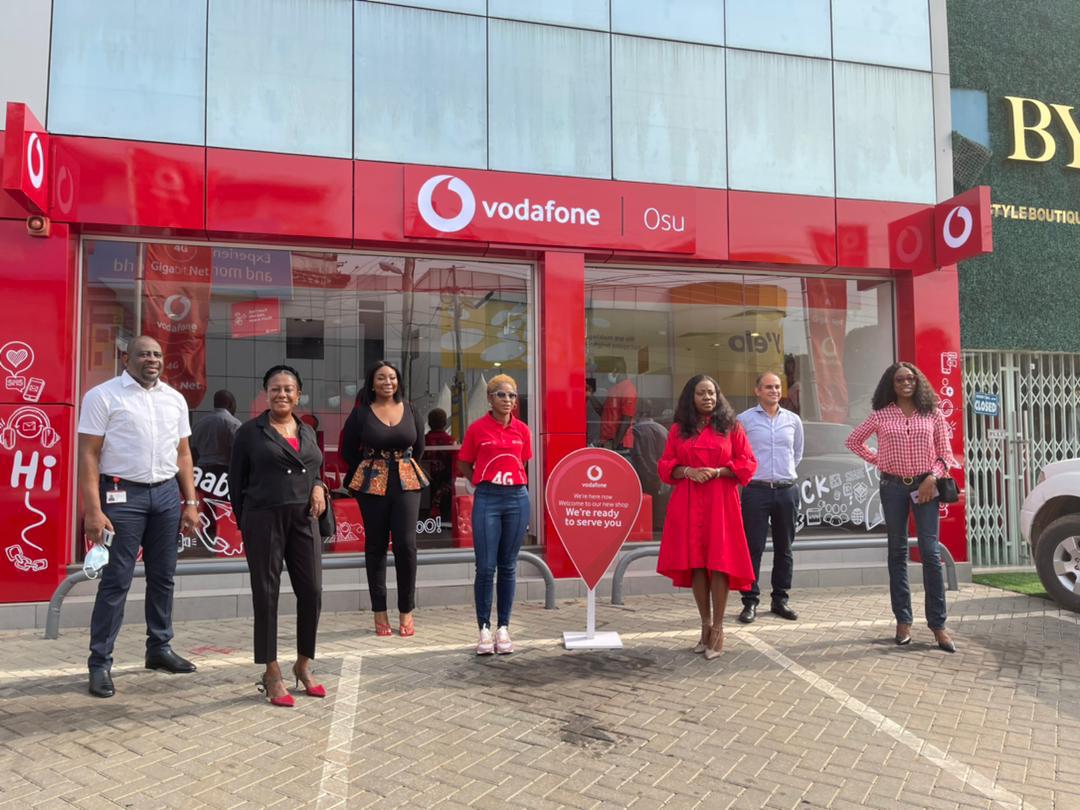 Vodafone unveils ultramodern retail shop in Osu