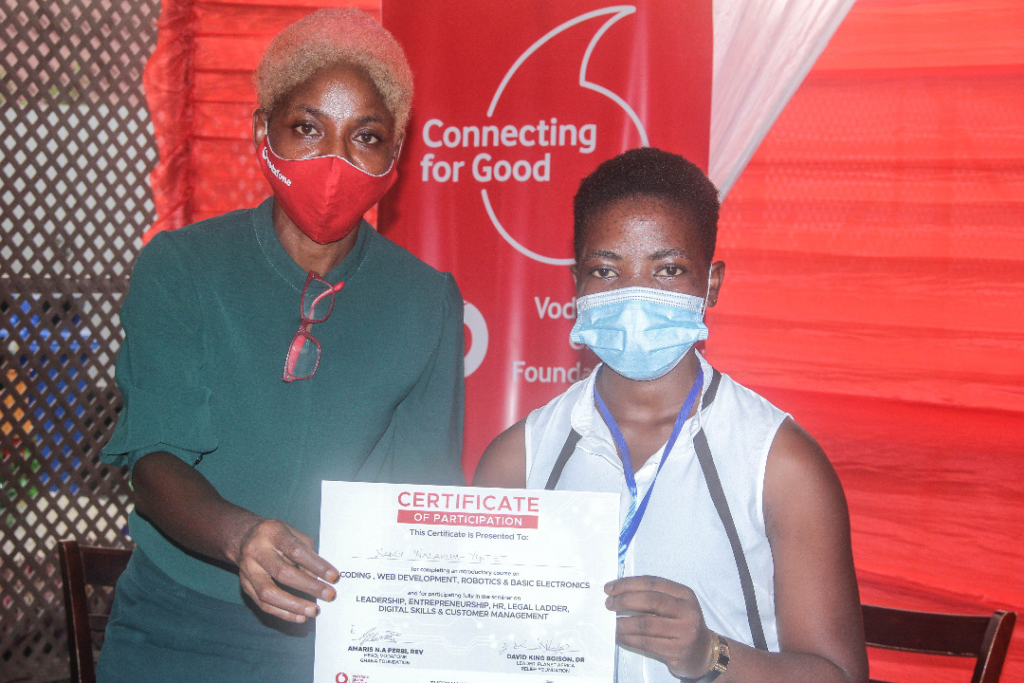 Vodafone Ghana Foundation marks IWD with ‘Girls in STEM’ mentorship program