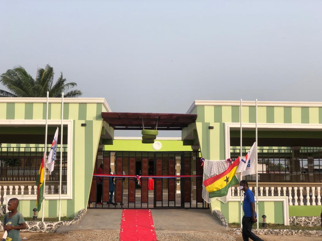 Afenyo-Markin commissions new health department, cuts sod for community library and ICT centre in Winneba