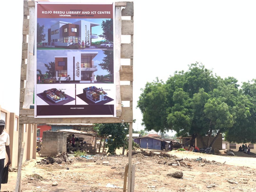 Afenyo-Markin commissions new health department, cuts sod for community library and ICT centre in Winneba