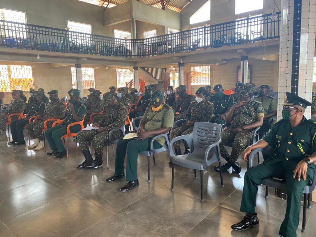 Western Regional GIS Commander inspect Elubo border for compliance of Akufo-Addo's directive Western Regional GIS Commander inspect Elubo border for compliance of Akufo-Addo's directive