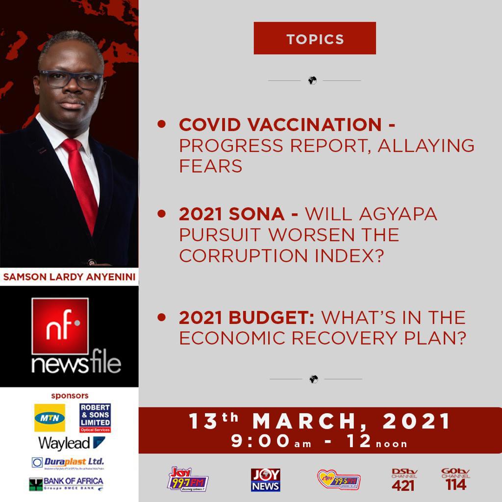 Playback: Newsfile discusses 2021 budget statement, 2021 SONA, Covid-19 vaccination