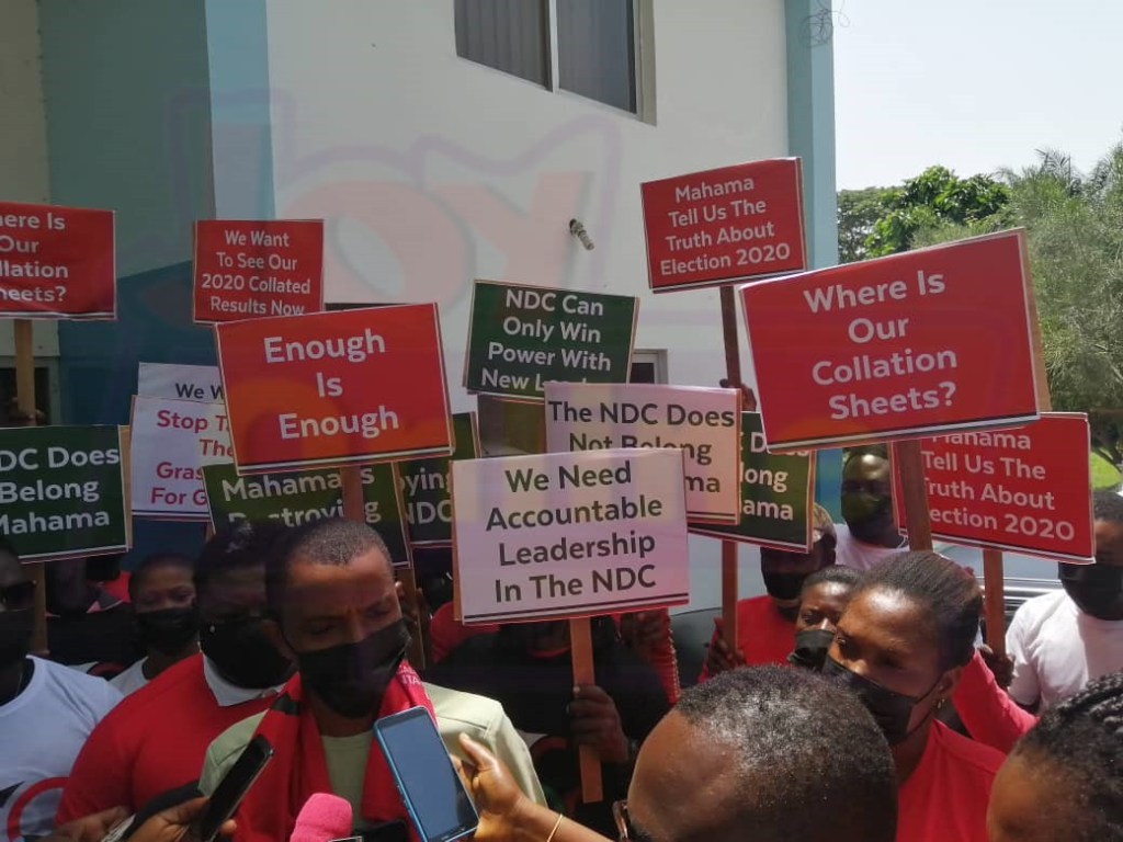 Group demands accountability from NDC leadership on election 2020 results Group demands accountability from NDC leadership on election 2020 results