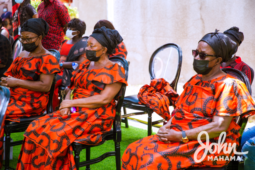 Photos: Mahama and Lordina commiserate with Radio Gold's Baffoe Bonnie