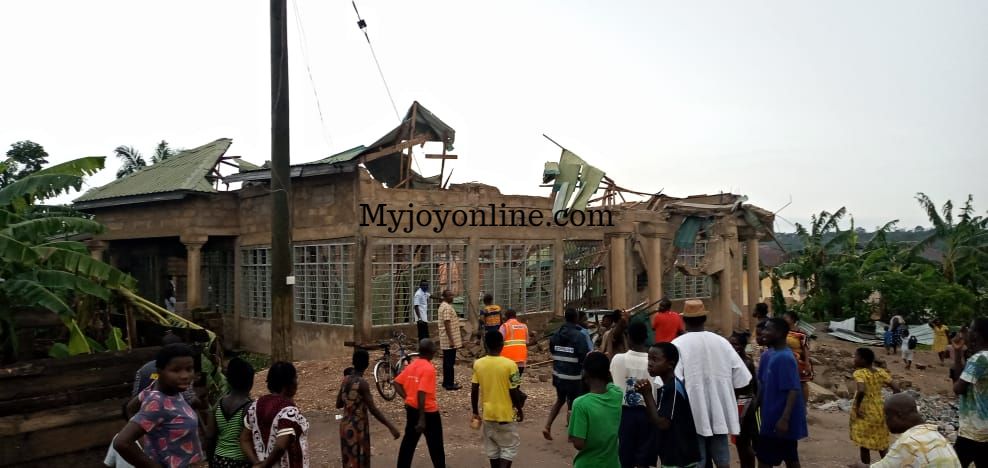 Many displaced after rainstorm at Akyem-Oda