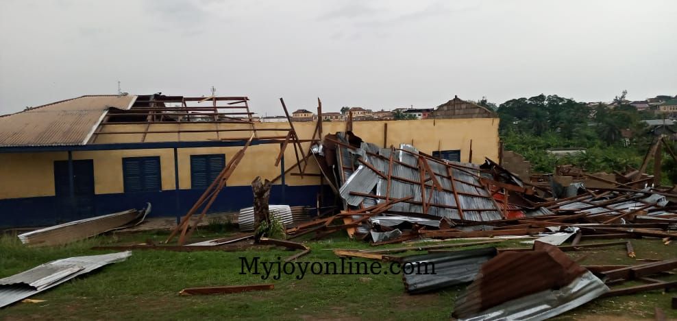 Many displaced after rainstorm at Akyem-Oda