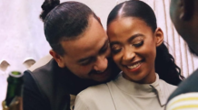 AKA and his late fiance Nelli Tembe