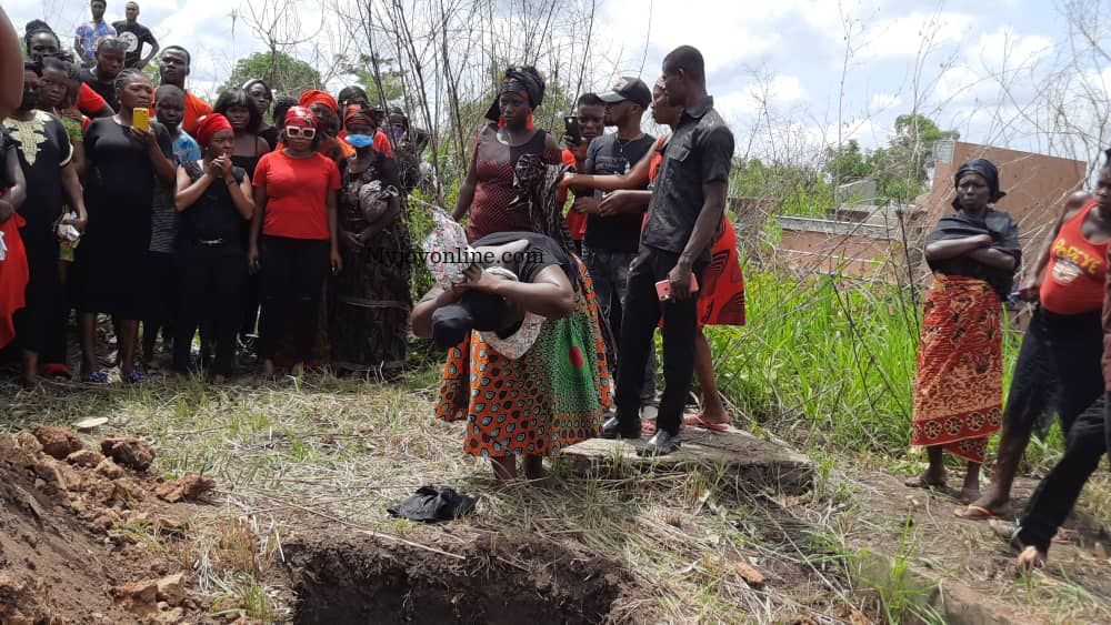 Photos: 25-year-old who was allegedly murdered by boyfriend in Ho buried