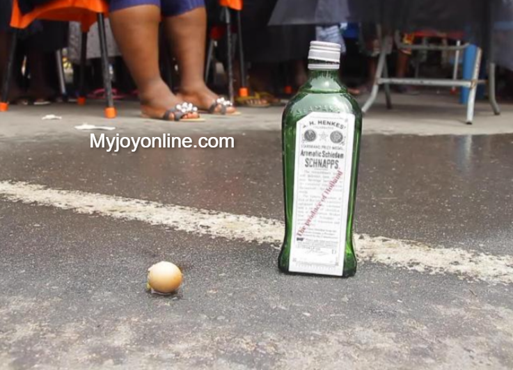 NDC Central Region women curse Allotey Jacobs with schnapps and crocodile eggs