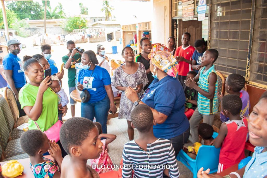 Duo Concept Foundation fetes children in orphanages in Accra