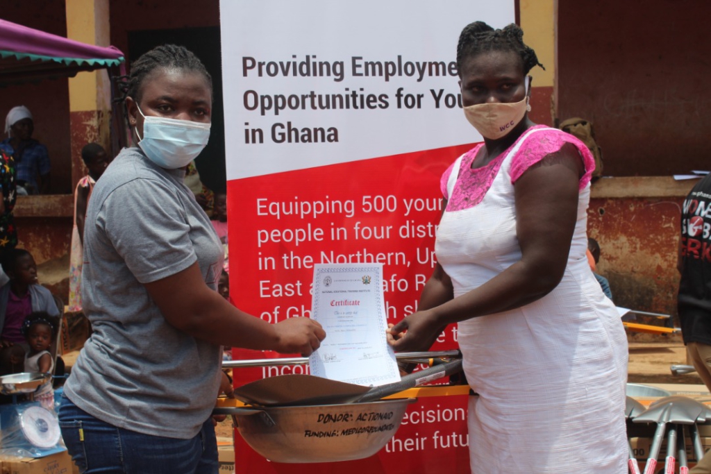 Over 130 people benefit from ActionAid's livelihood empowerment modules