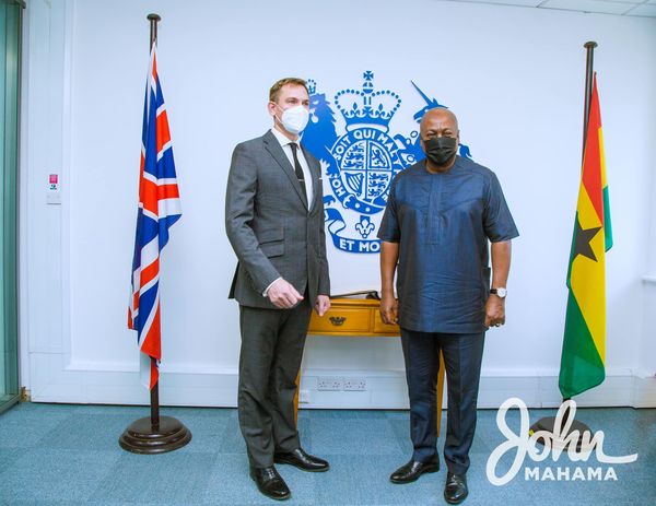 Mahama signs book of condolence in honour of Prince Philip