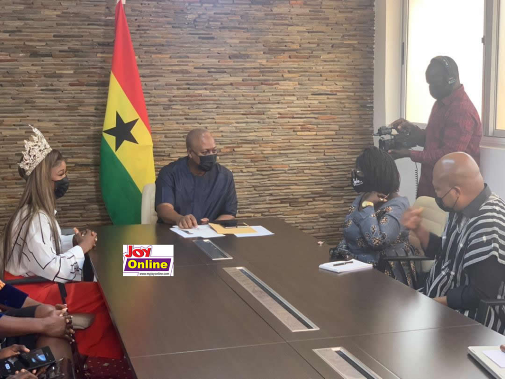 Miss Universe Ghana calls on Mahama to support her Autism campaign