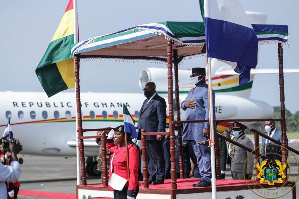 Akufo-Addo receives Sierra Leone's highest national award