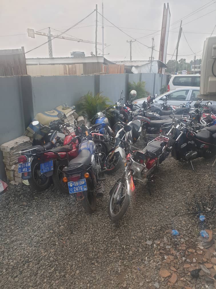 Accra police arrest 52 suspects in swoop; impound 44 motorbikes ahead of Easter festivities