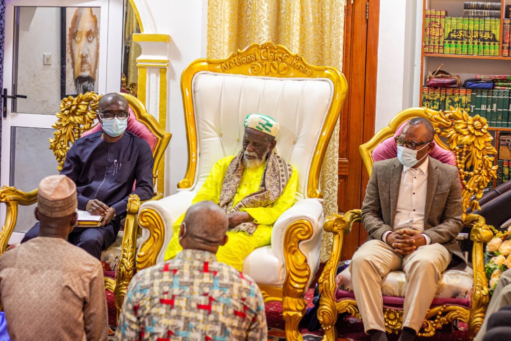 Chieftaincy Minister, Ebenezer Kojo Kum and Sheikh Osmanu Nuhu Sharubutu