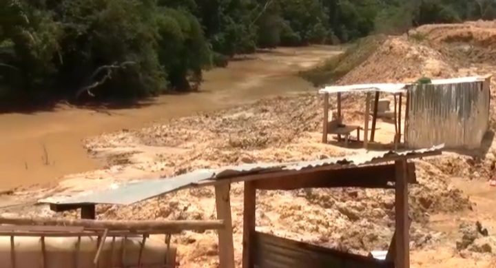 16 'galamsey' excavators seized at Amenfi West in Western Region