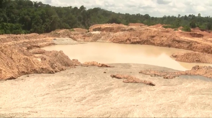 16 'galamsey' excavators seized at Amenfi West in Western Region