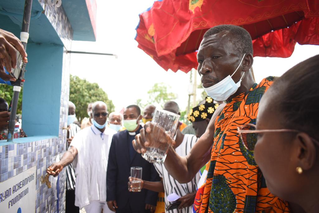 Bryan Acheampong Foundation hands over mechanised boreholes to Pepease township Bryan Acheampong Foundation hands over mechanised boreholes to Pepease township
