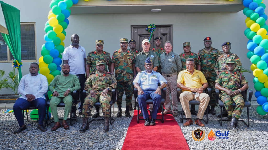 Legon Cities and Gulf Energy commission a 50-Bed facility for the Ghana Armed Forces training base at Bundase