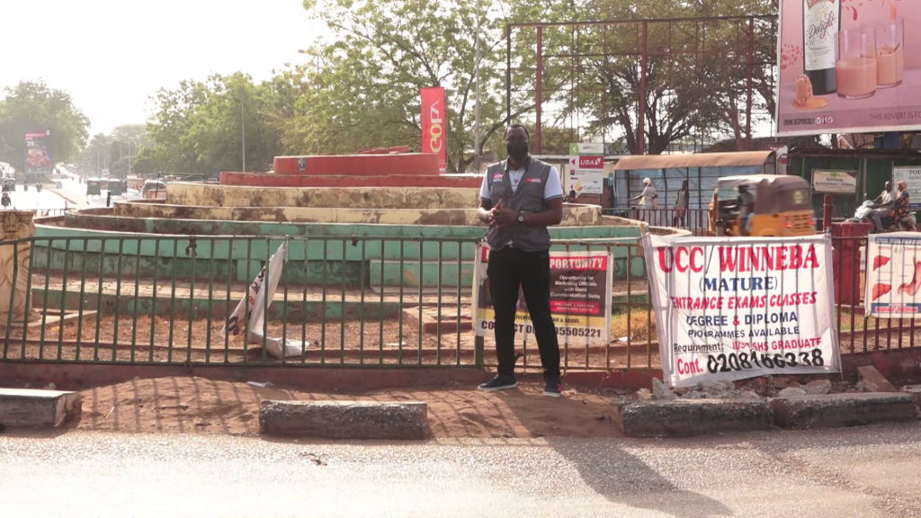 Sad state of Ghana's only Abedi Pele monument