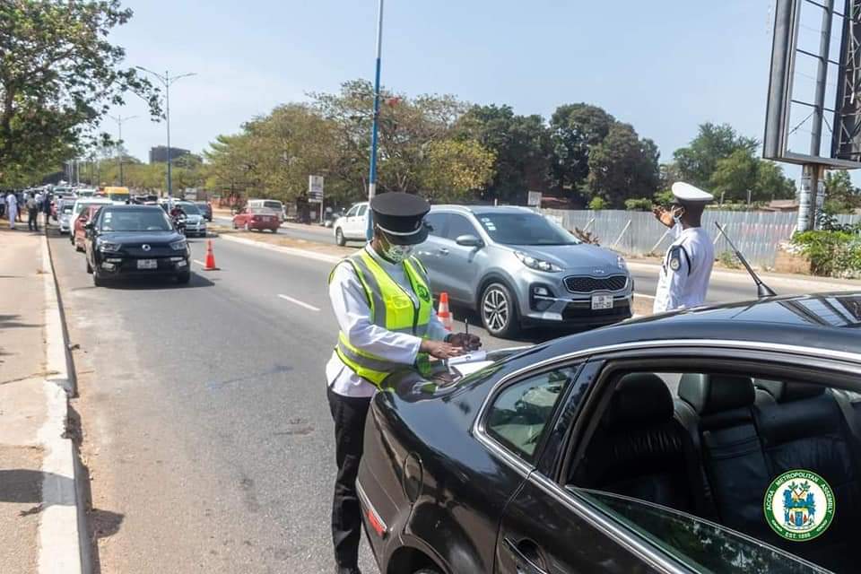 Derek Boateng, 34 others arrested for violating road traffic regulations