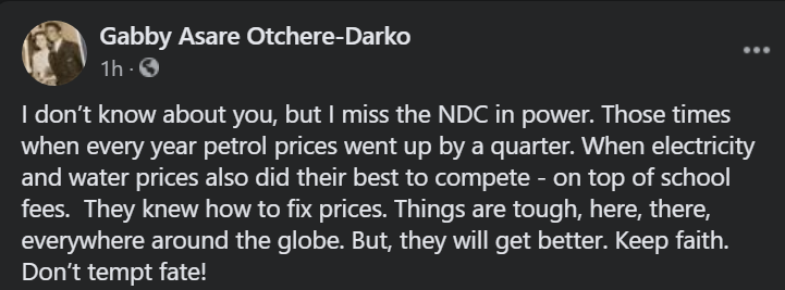 I miss the days when NDC was in power - Gabby Otchere-Darko on #FixTheCountry