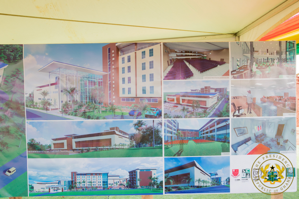 Akufo-Addo cuts sod for construction of Phase 1 of Law School Village